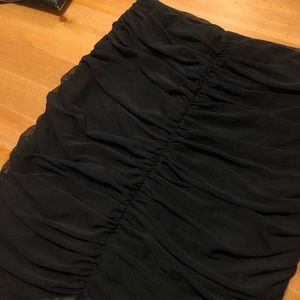 Ruched Skirt 🖤